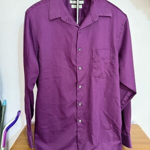 Geoffrey Beene Men's Purple Dress Shirt